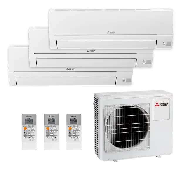 MULTISPLIT MITSUBISHI 3x1 MSZ-3HA50VF