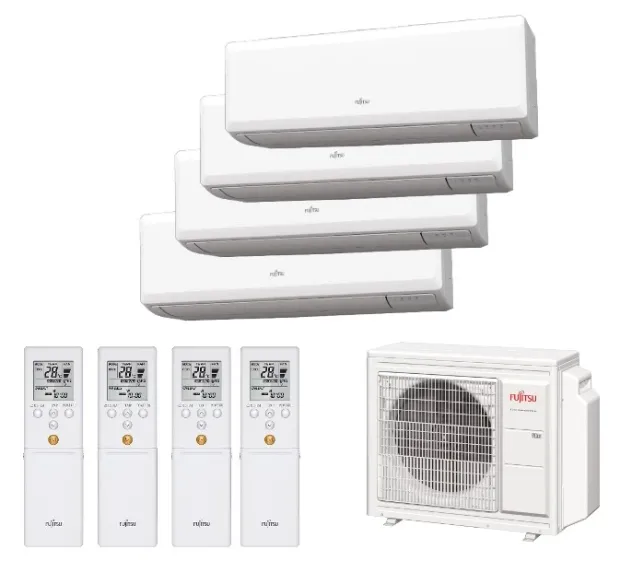 MULTISPLIT FUJITSU 4x1 AOY80M4-KB 