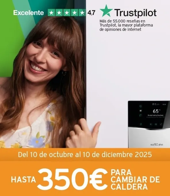 Promoción de caldera Vaillant ecoTEC plus con ahorro energético
