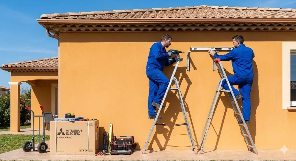 Instalación de aire acondicionado