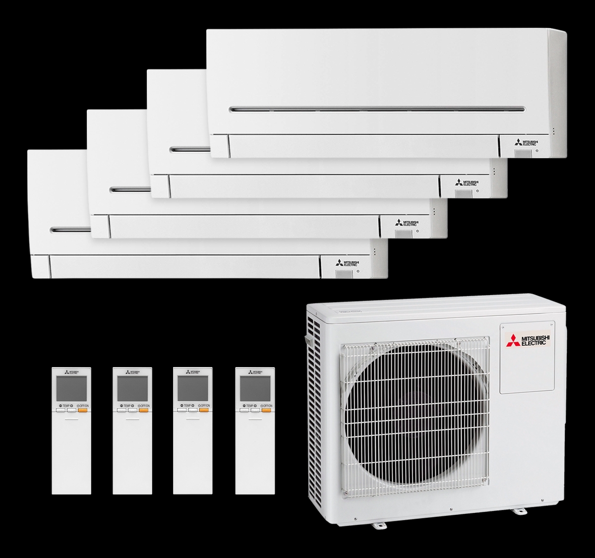 Imagen 1 del producto -  MITSUBISHI 4x1 MSZ-4F72VF