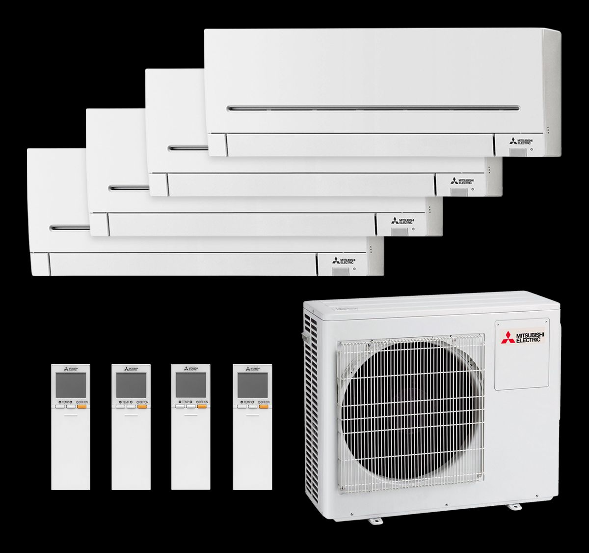 Imagen del producto -  MITSUBISHI 4x1 MSZ-4F72VF