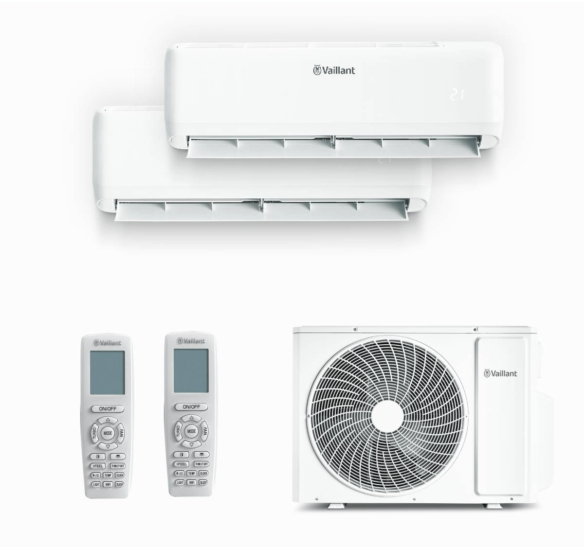 Imagen 1 del producto - MULTISPLIT VAILLANT 2X1 climaVAIR pro VAIB1-050W205