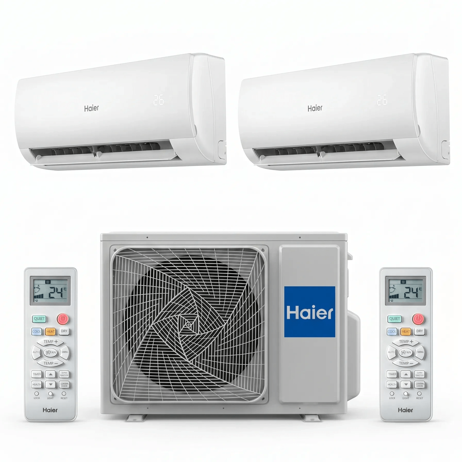 Imagen 1 del producto - MULTISPLIT HAIER 2X1 PERLA PREMIUM 2U50S2SM1FA-3