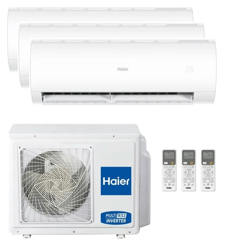 Imagen 1 del producto - MULTISPLIT HAIER 3x1 PERLA PREMIUM 3U55S2SR5FA